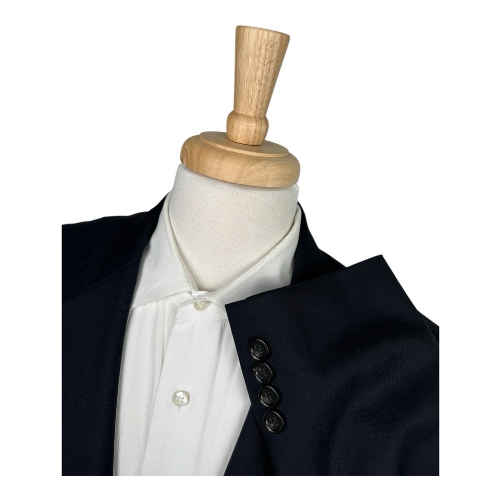 J.Crew Deep Blue‎ Navy Aldridge Loro Piana 120s Blazer Size 44R - Picture 3 of 7